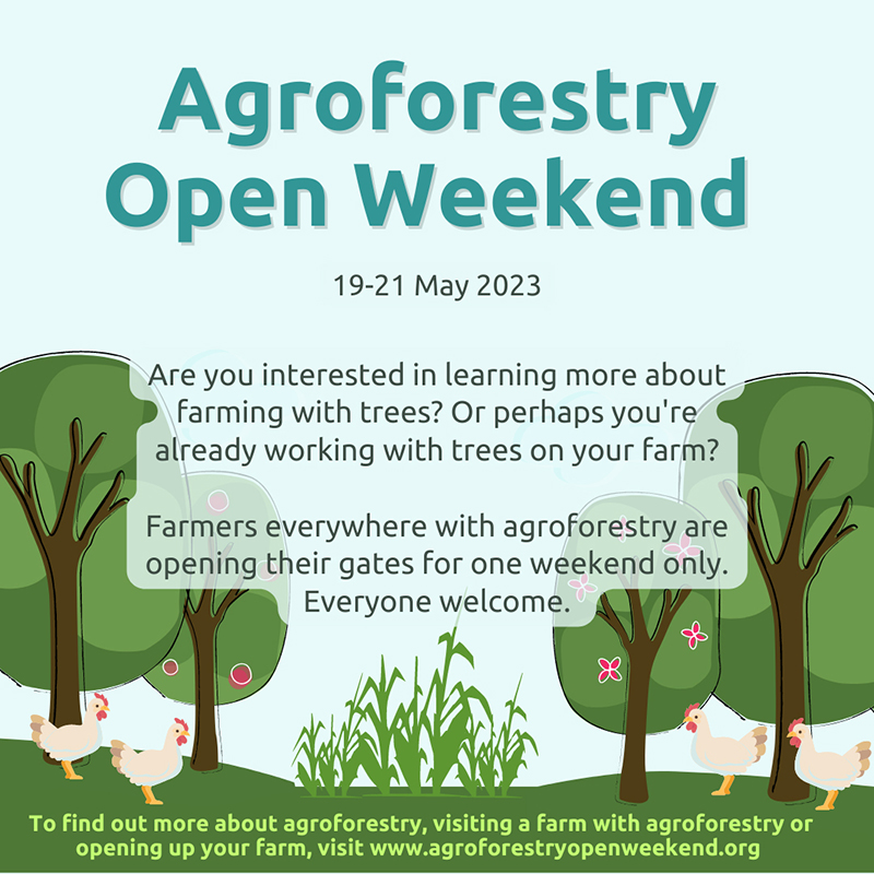Agroforestry open weekend poster