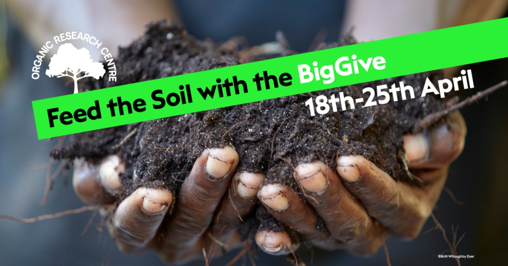 Feed the Soil with the BigGive 18th-25th April