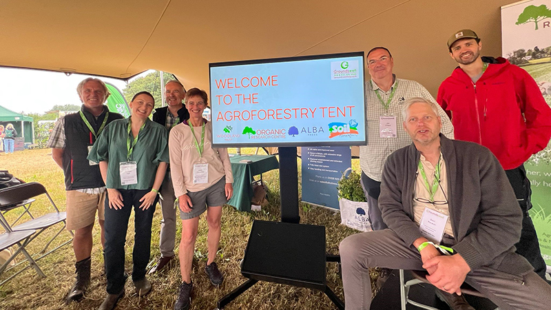 Agroforestry Tent crew