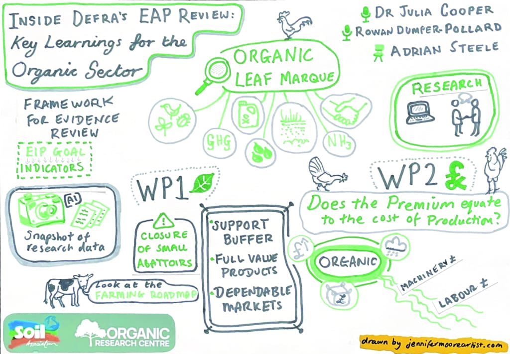 Graphic representation of the webinar by Jennifer Moore