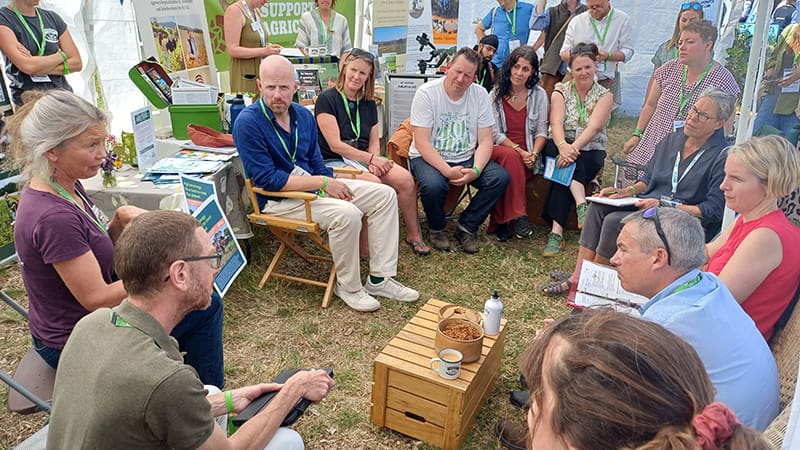 Emma Reynolds meets with organisations from across the agroecology and organic movement at Groundswell