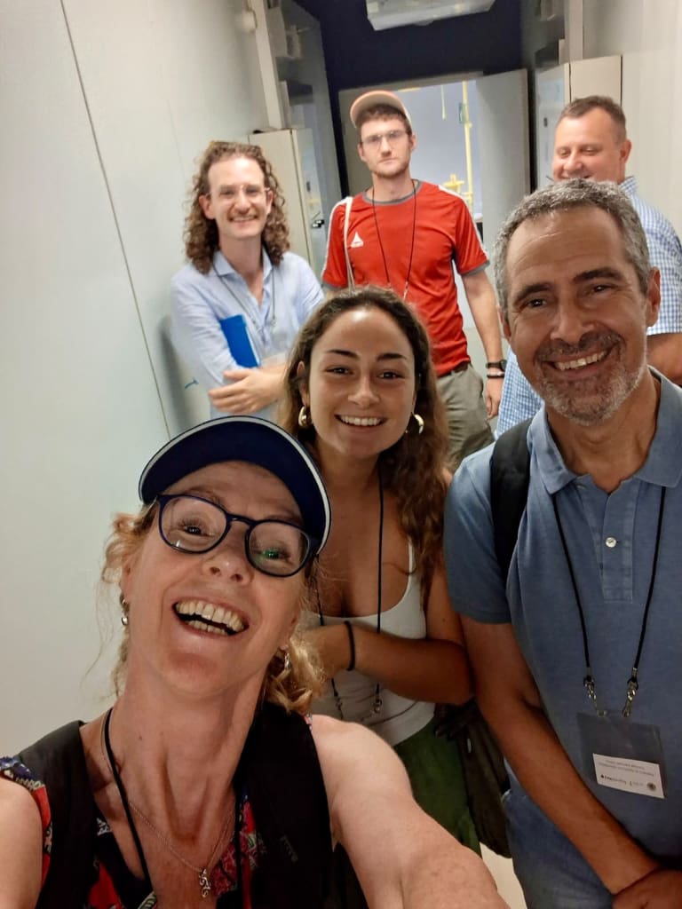 Julia Cooper with participants of the Summer School